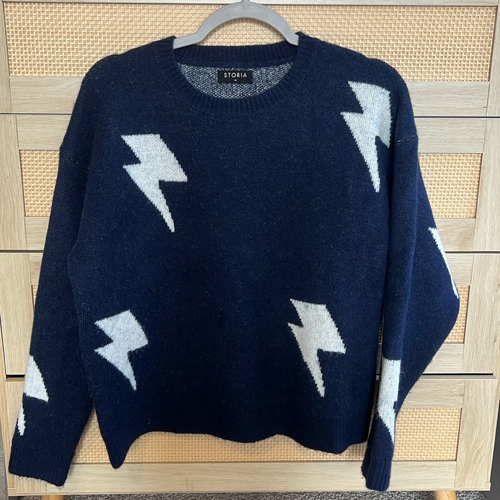 Lightening bolt sweater